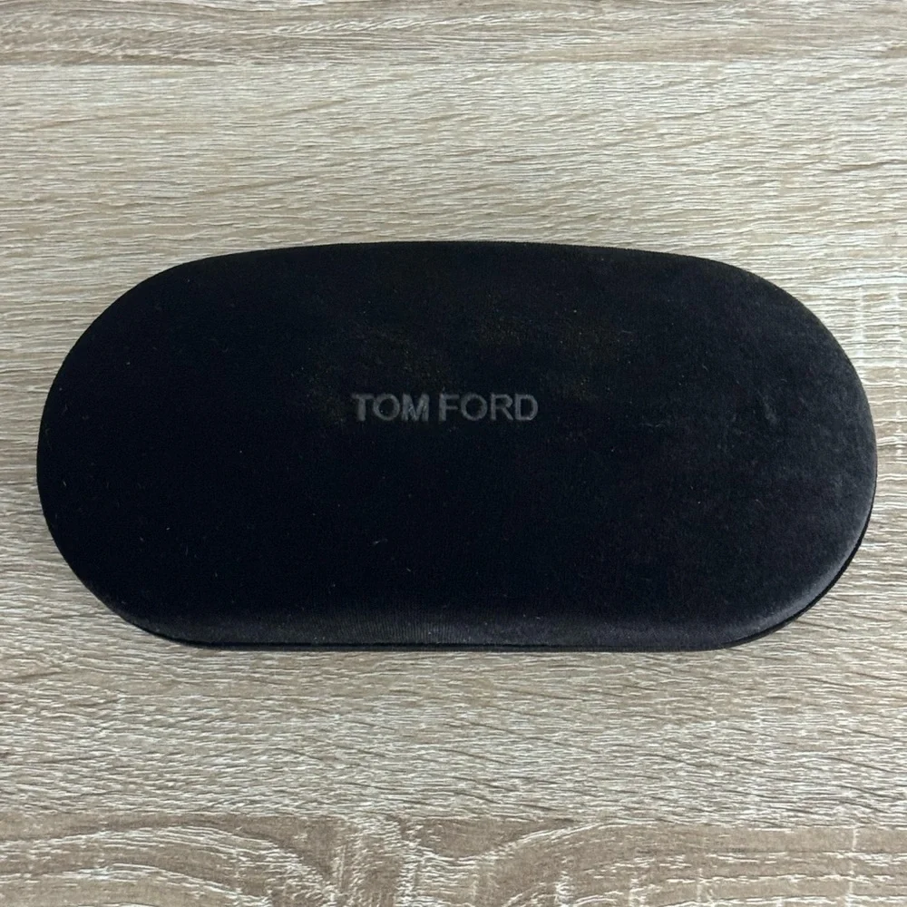 Tom Ford Black Velvet Hard Clamshell eyeglasses sunglasses Case